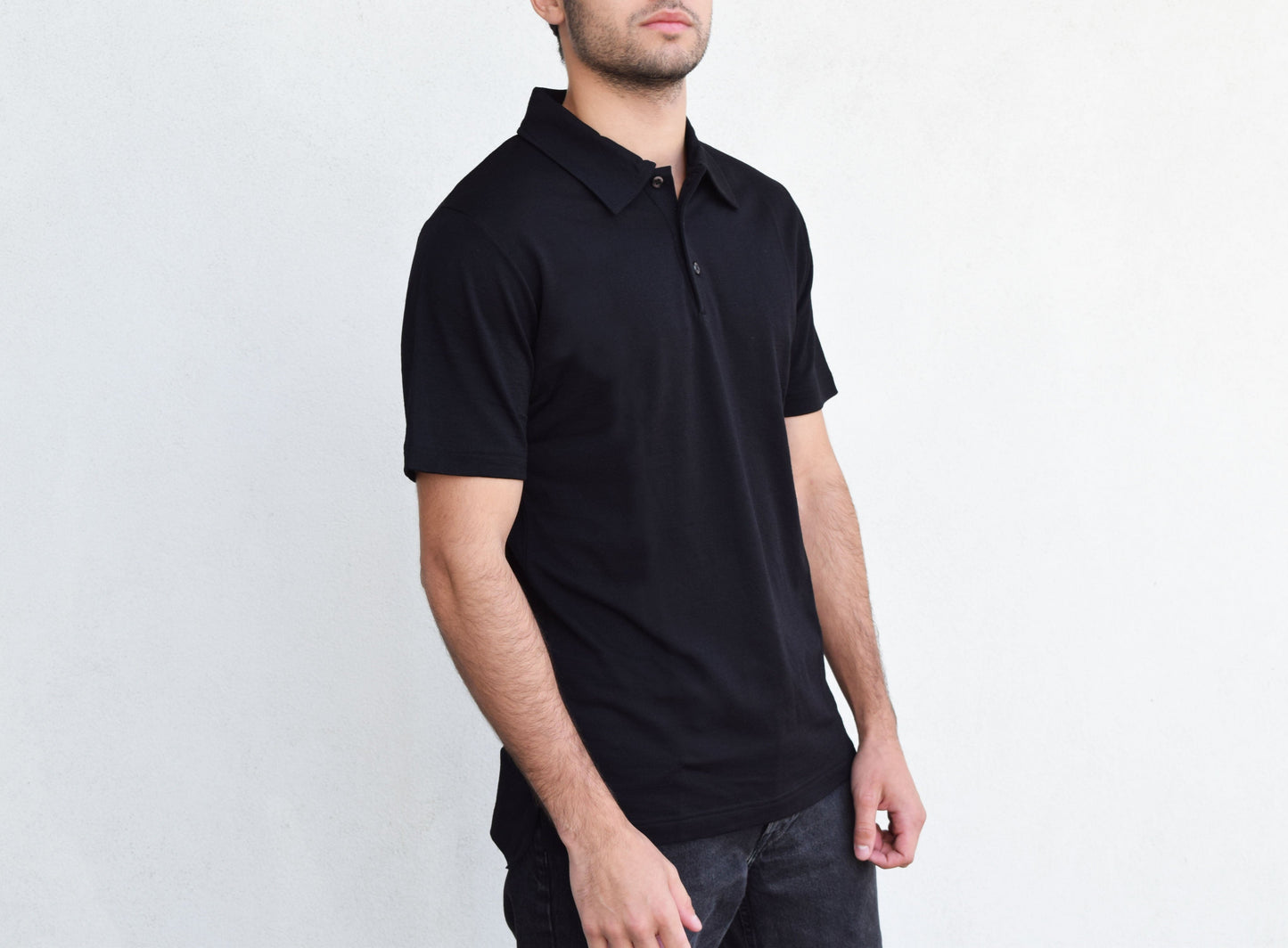 Merino Wool Men's Polo